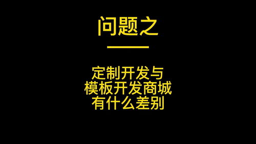 商城开发方式 定制开发和模板开发的差异,如何选择